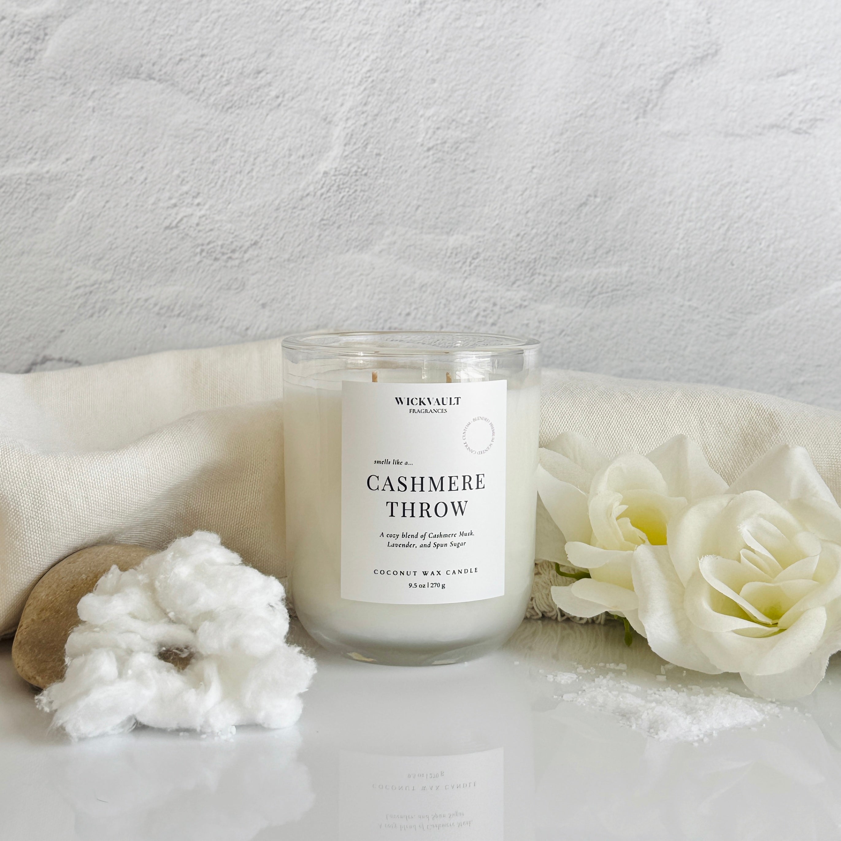 Cashmere Throw Candle