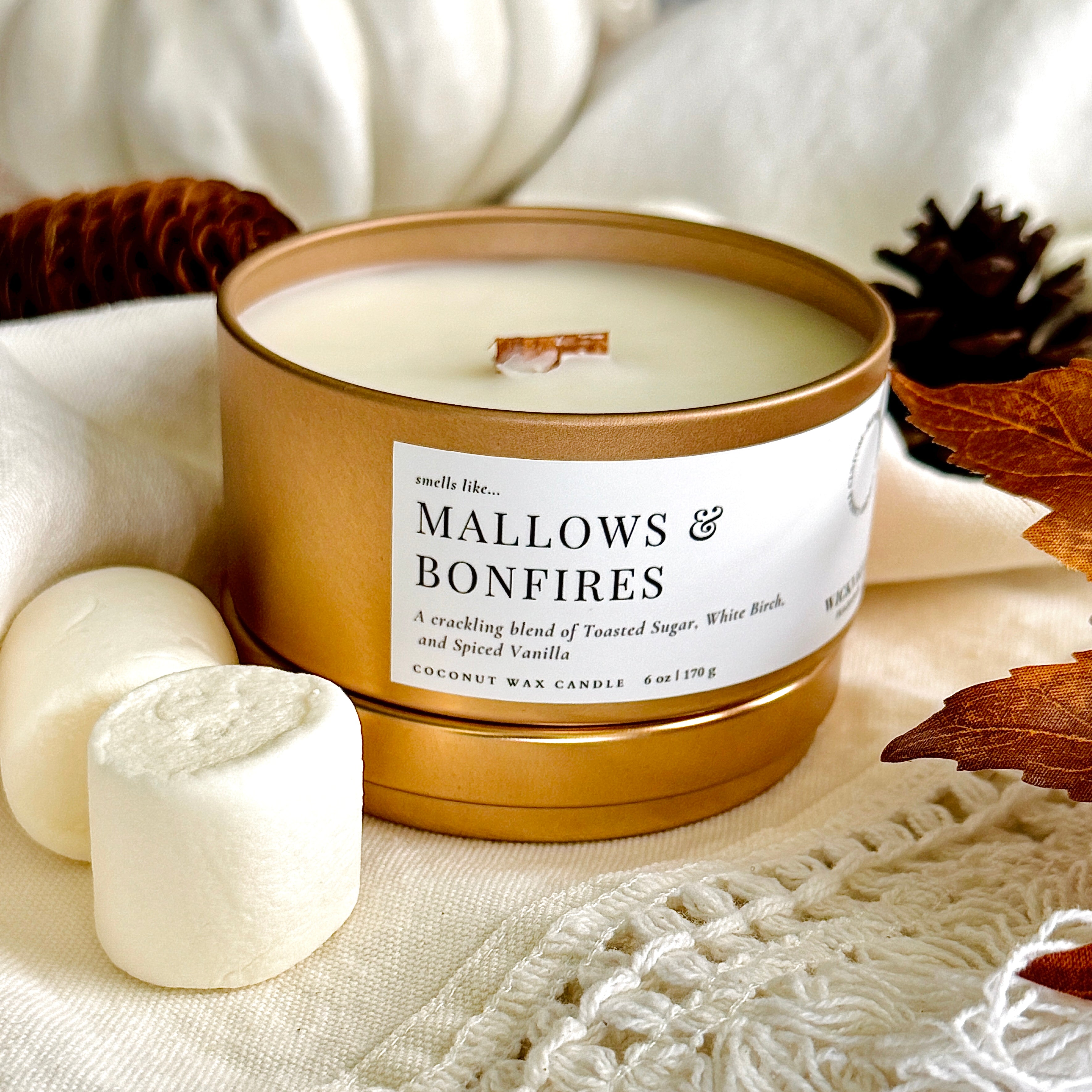 Mallows & Bonfires - Candle Tin